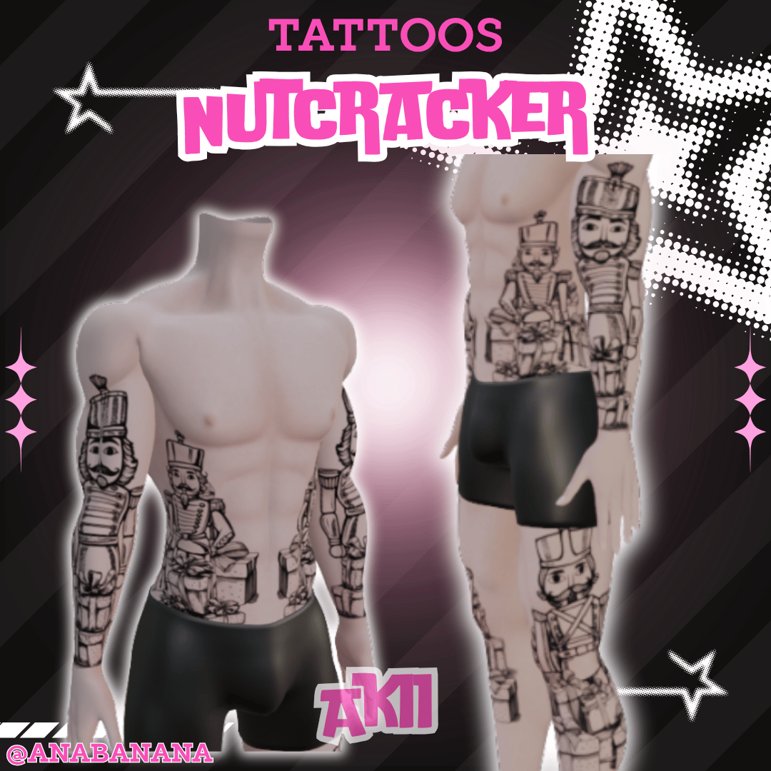 (J:)🗡️ Nutcracker Tatts | Vrbase + Akii + Zinfit F/M