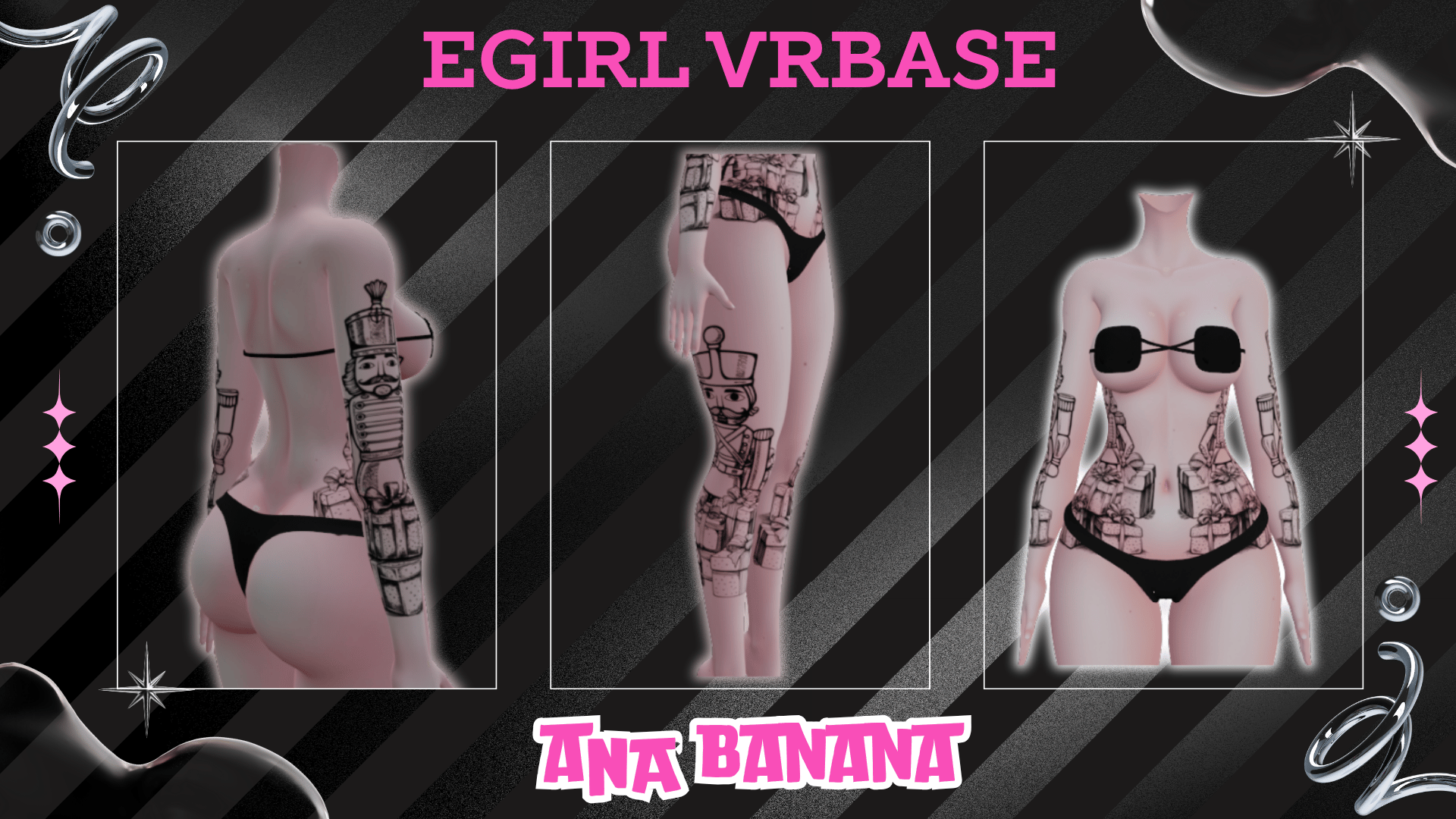 (J:)🗡️ Nutcracker Tatts | Vrbase + Akii + Zinfit F/M
