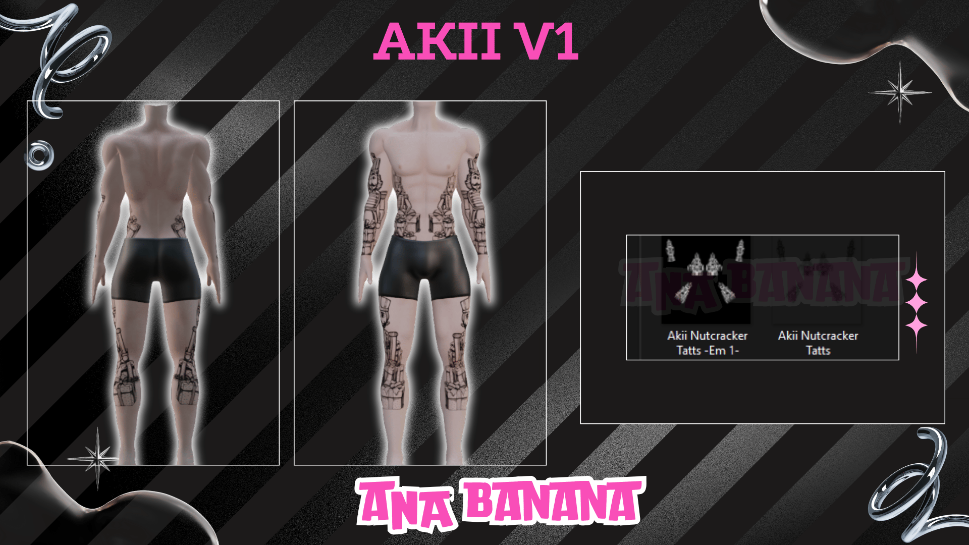 (J:)🗡️ Nutcracker Tatts | Vrbase + Akii + Zinfit F/M