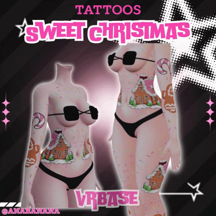 (J:)🍪 Sweet Christmas Tatts | Vrbase + Akii + Zinfit F/M
