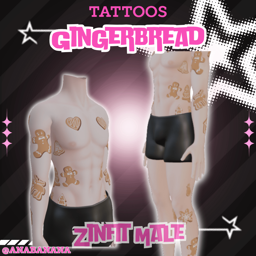 🍪 Gingerbread Tatts | Zinfit Male