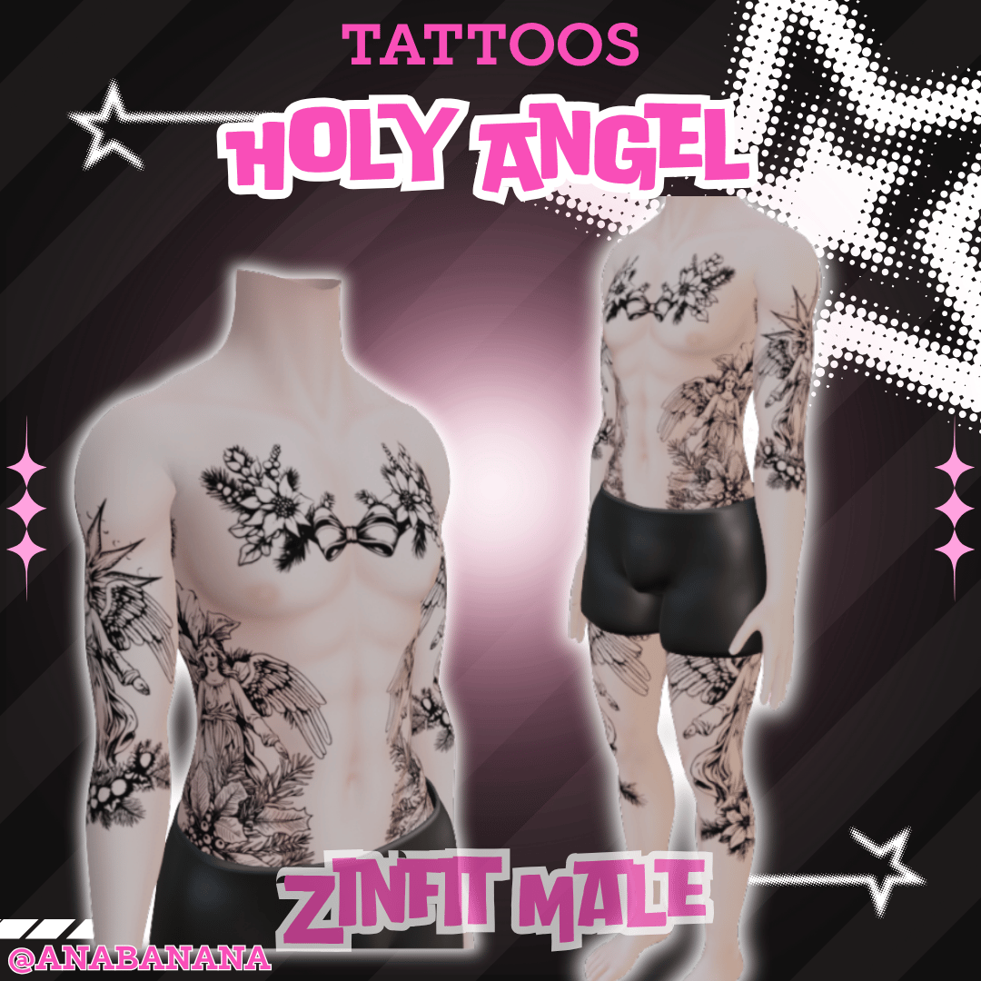 😇 Holy Angel Tatts |  Zinfit Male