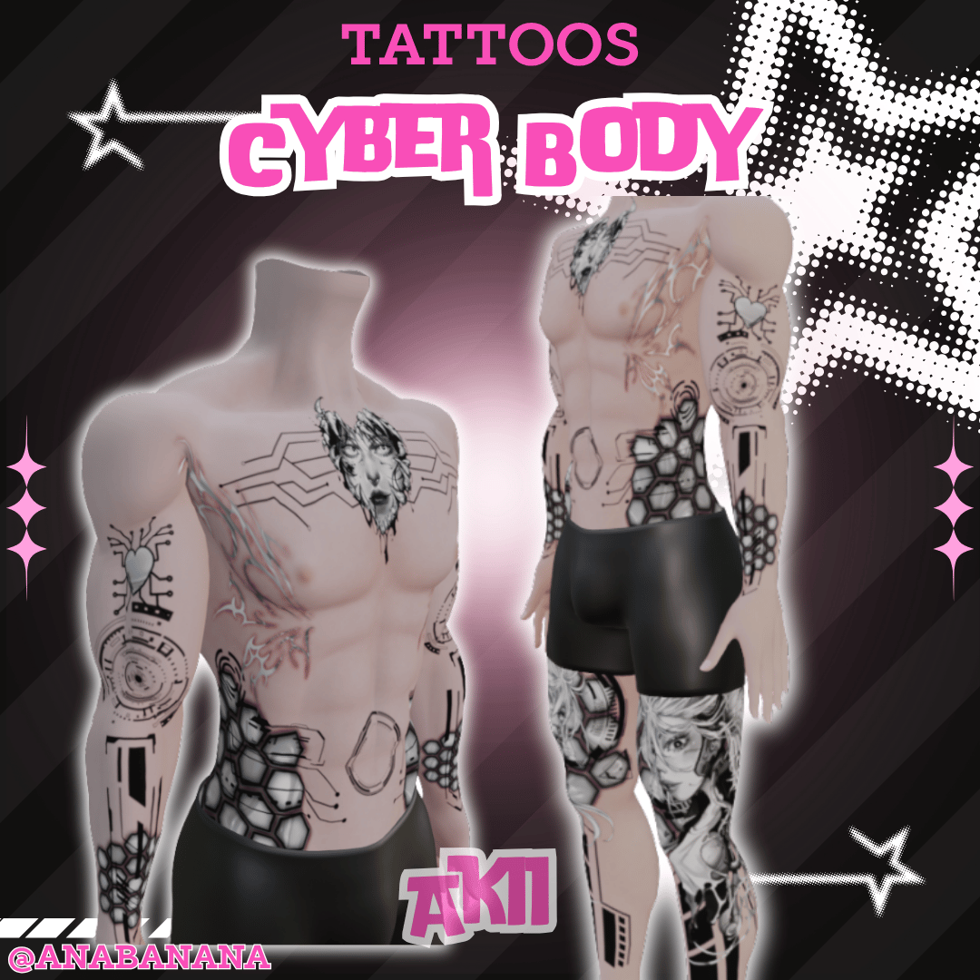 🤖 Cyber Body Tatts | Akii