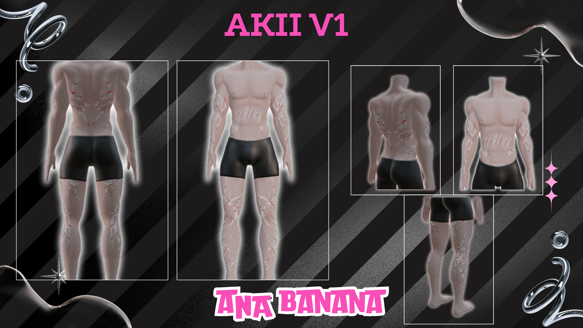 π¬Candy Cane Sigil Tatts | Akii