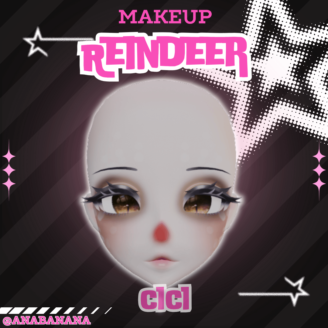 (J:)🦌Reindeer Makeup | Cici + Starlight + Kiyomi