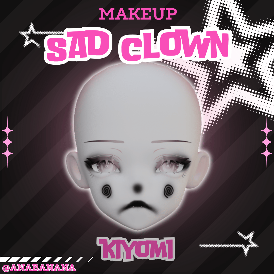 (J:)🤡 Sad Clown Makeup | Cici + Starlight + Kiyomi
