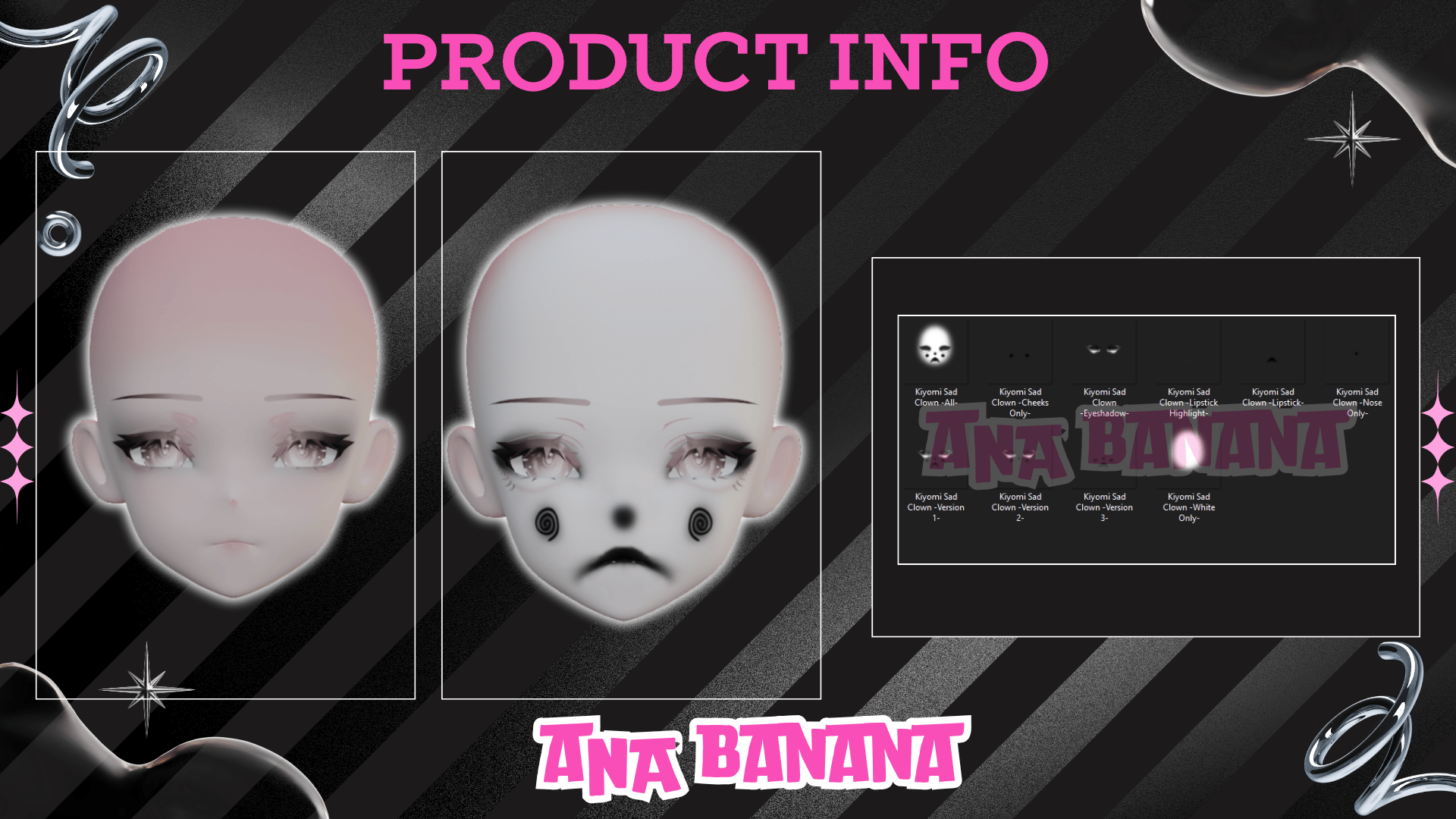 (J:)🤡 Sad Clown Makeup | Cici + Starlight + Kiyomi