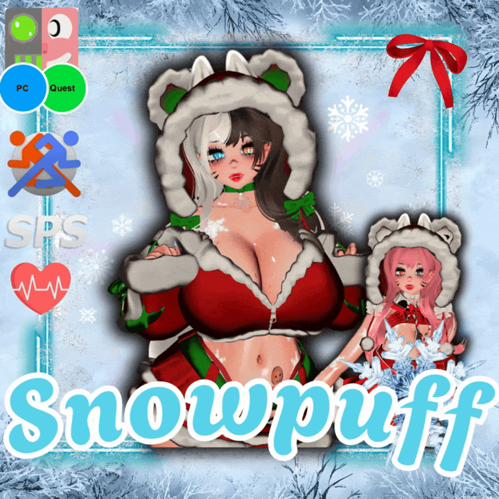 (J:)🦊 Snowpuff | Vrcft + Pc + Quest + MMD