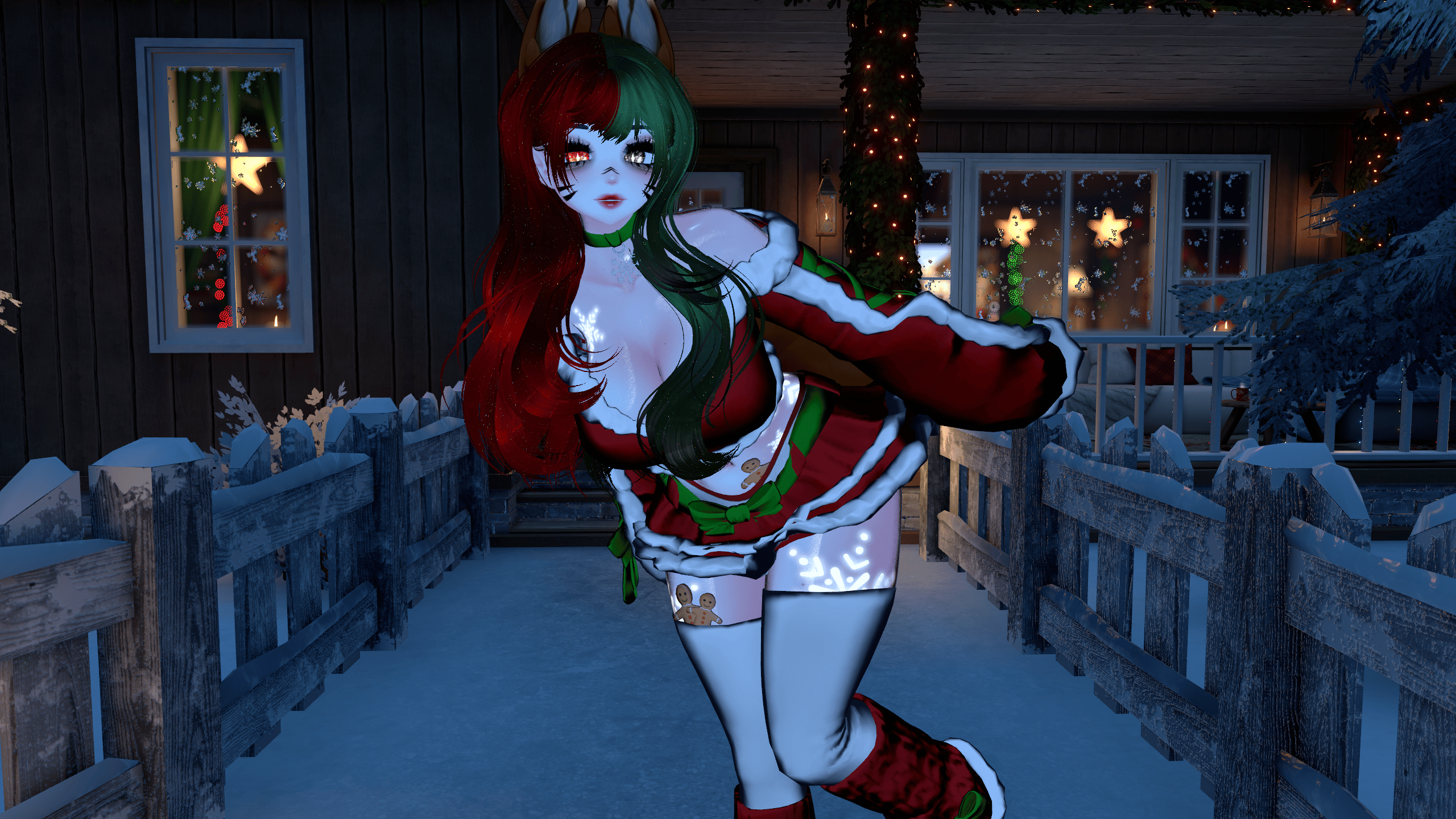 (J:)🦊 Snowpuff | Vrcft + Pc + Quest + MMD