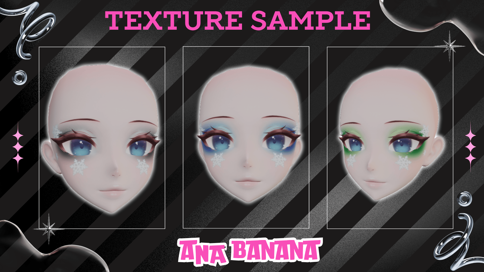 (J:)❄️Snowflake Makeup | Cici + Starlight + Kiyomi