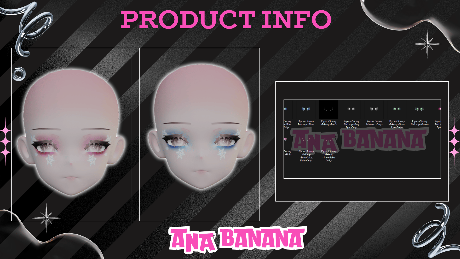 (J:)❄️Snowflake Makeup | Cici + Starlight + Kiyomi