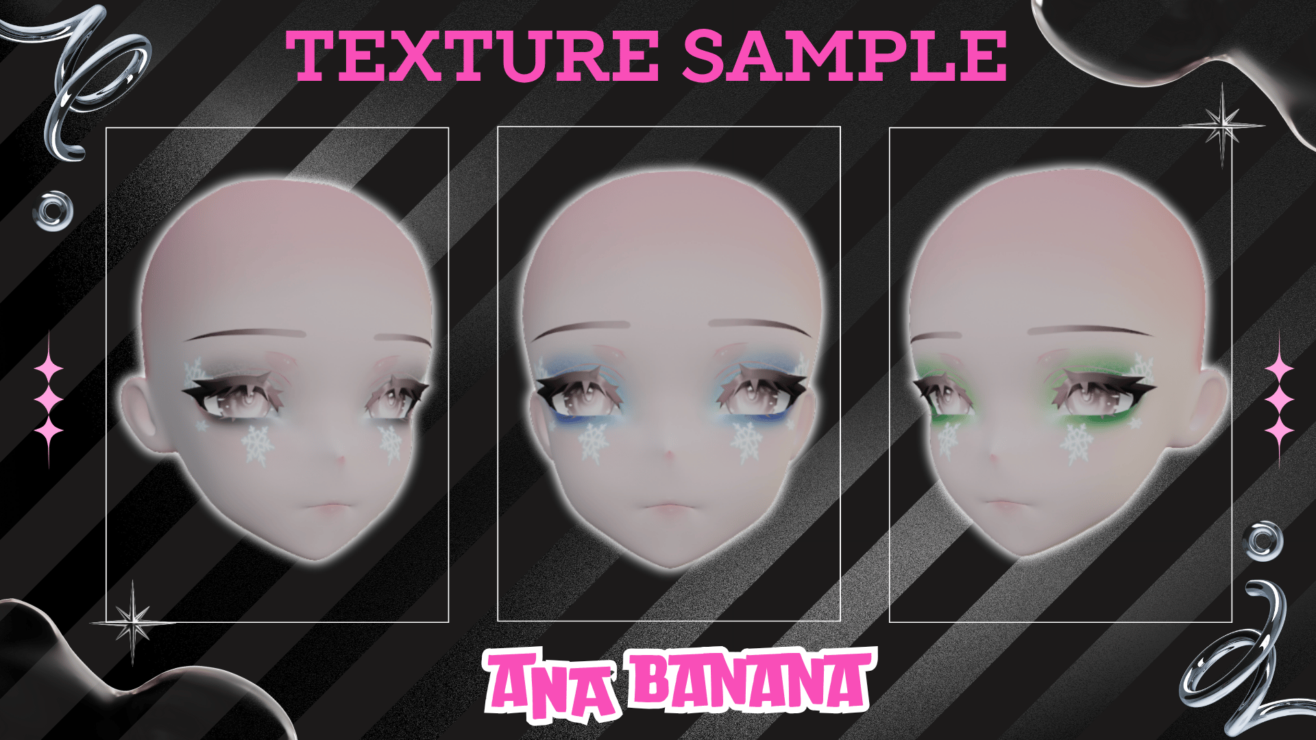 (J:)❄️Snowflake Makeup | Cici + Starlight + Kiyomi