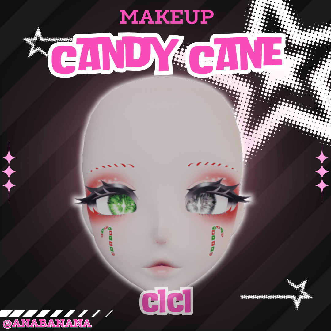 🍬Candy Cane Makeup | Cici