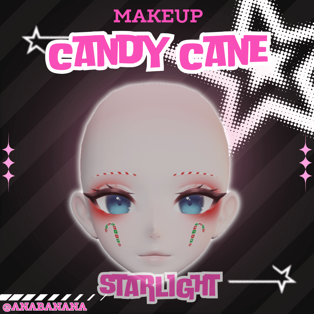 🍬Candy Cane Makeup | Starlight