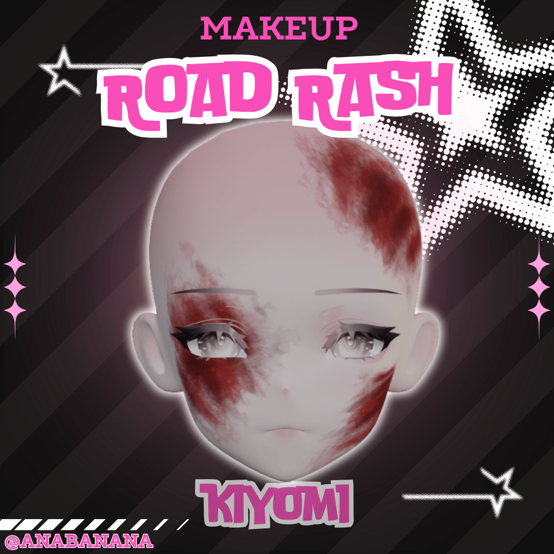 🚗 Road Rash Makeup | Kiyomi
