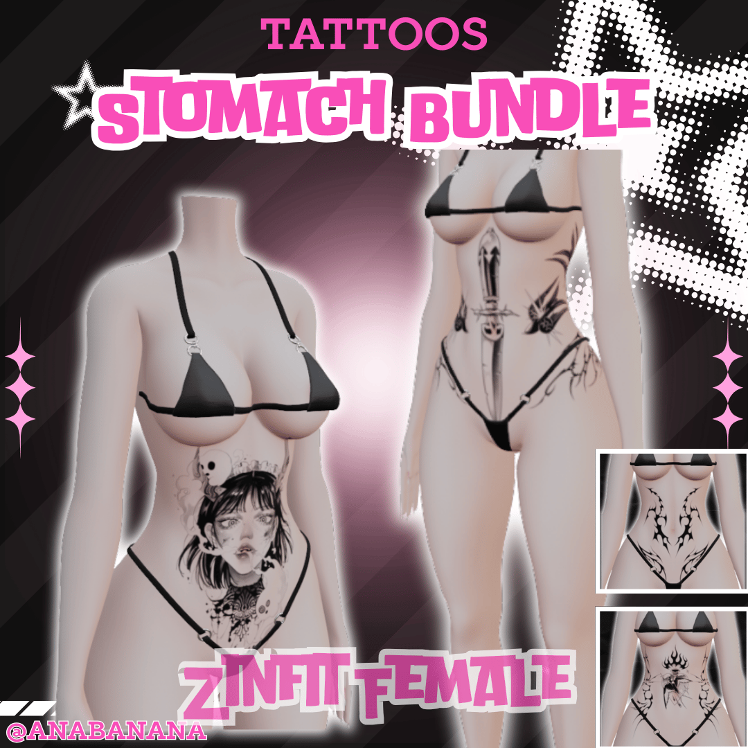 🖊️ Stomach Bundle Tatts | Zinfit Female