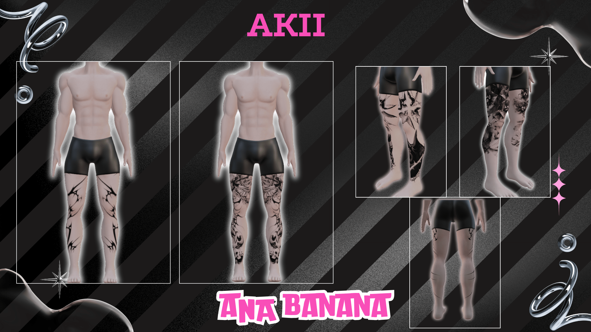🖊️ Leg Bundle Tatts | Akii