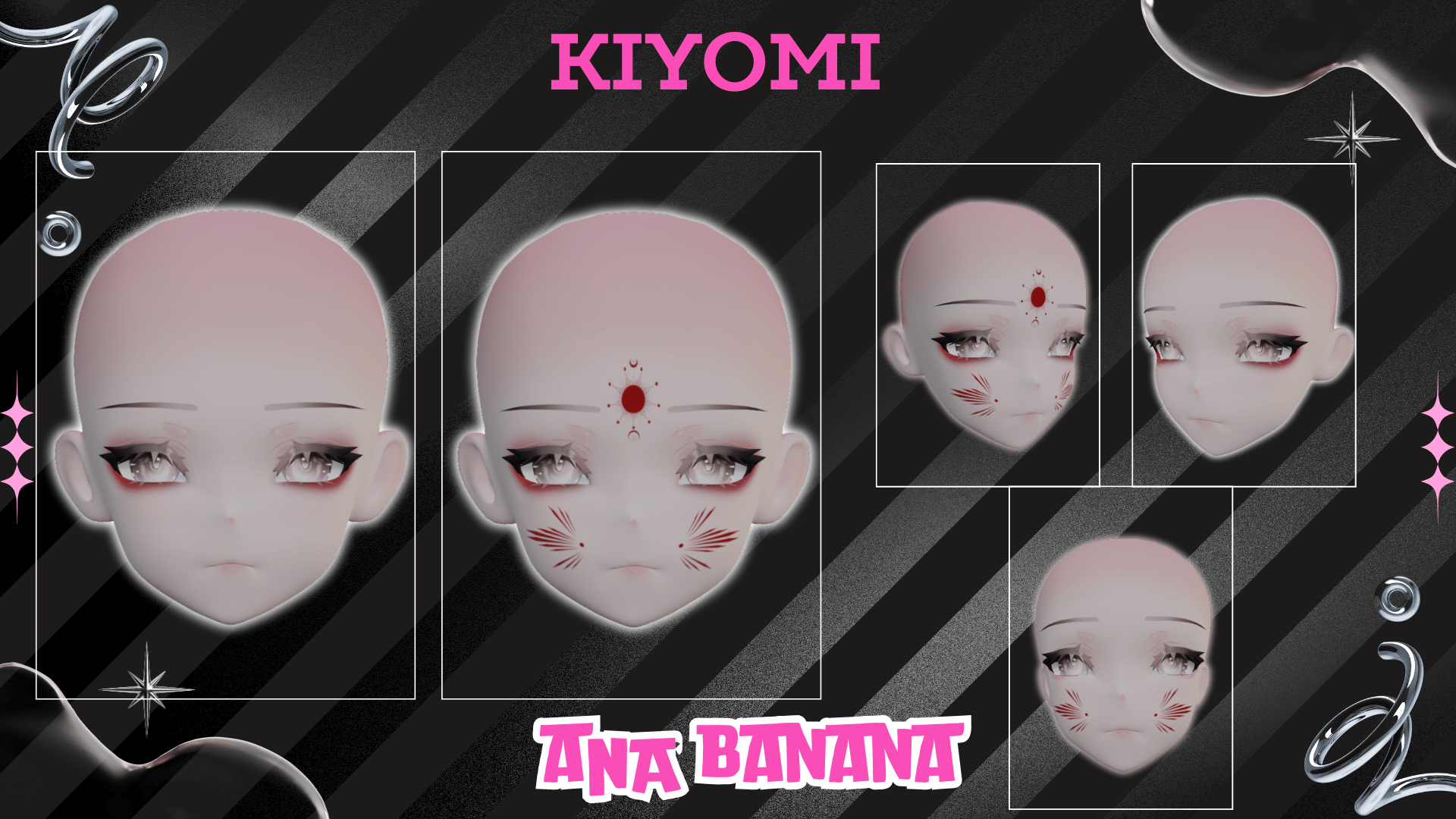 (J:) 🦊Kitsune Makeup | Cici + Starlight + Kiyomi + VRB Furry