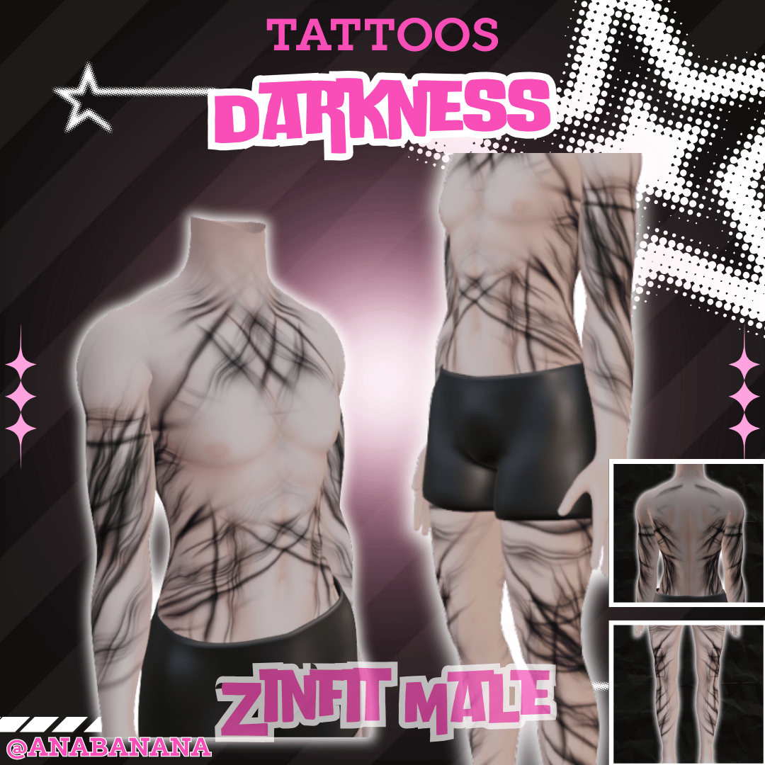 🐦⬛ Darkness Tatts | Zinfit Male