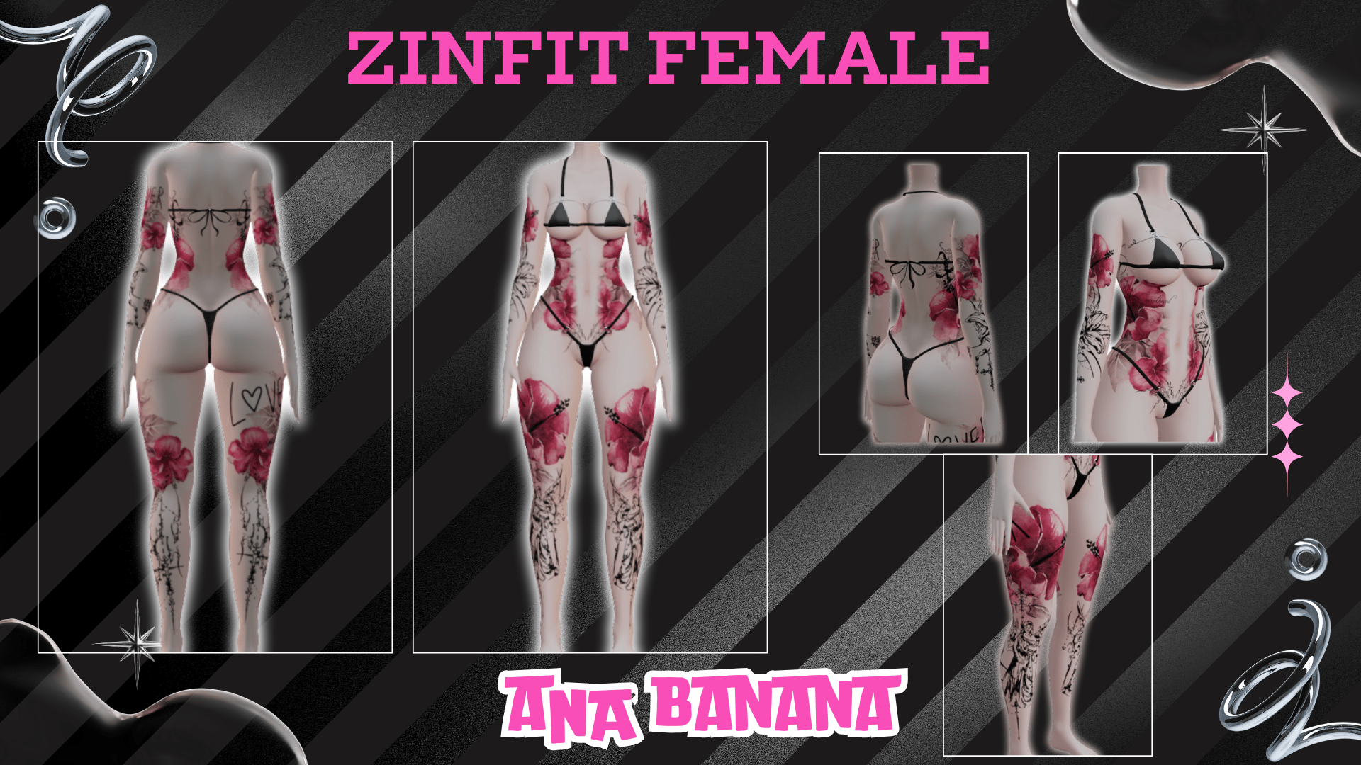 🫀 Devotion Tatts | Zinfit Female