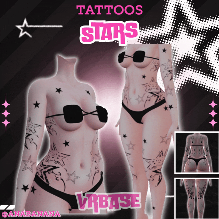 (J) : ⭐ Stars Tatts | Vrbase + Akii + Zinfit F/M