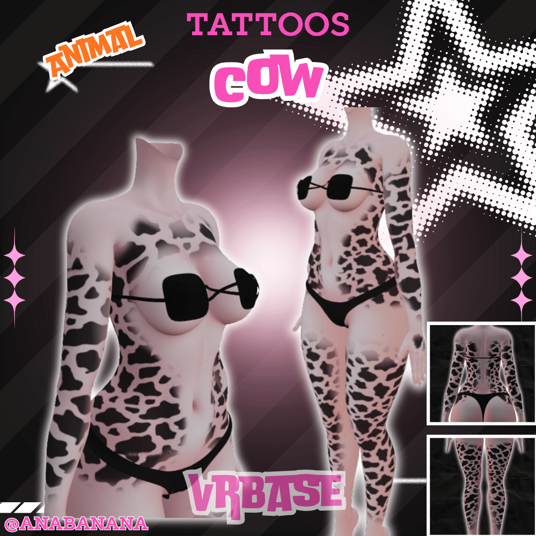 🐄 Animal Cow Tatts | Vrbase