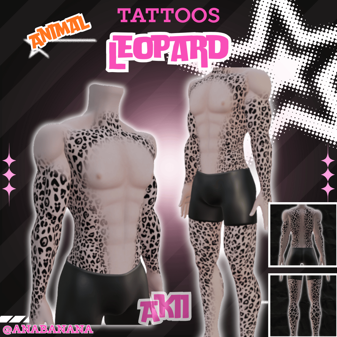 🐆 Animal Leopard Tatts | Akii