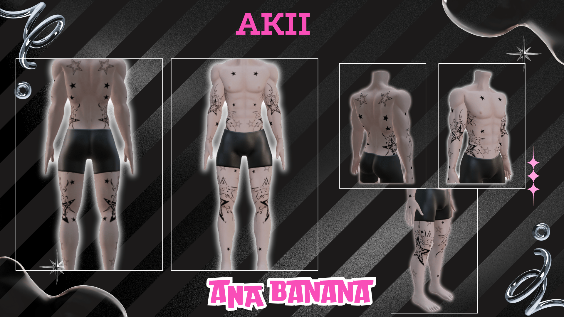 ⭐ Stars Tatts | Akii