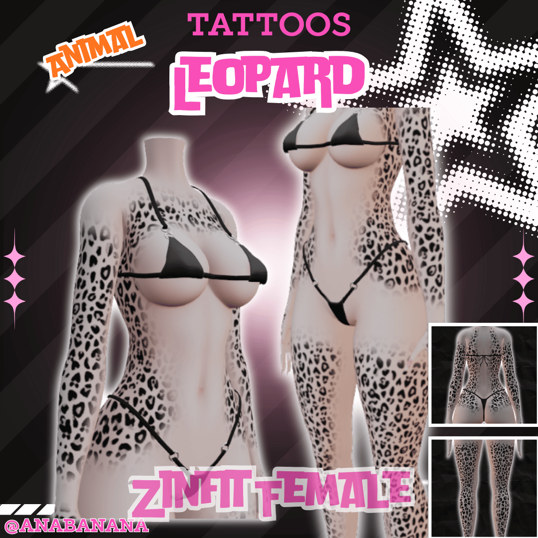 (All) : π Animal Leopard Tatts | Vrbase + Akii + Zinfit F/M