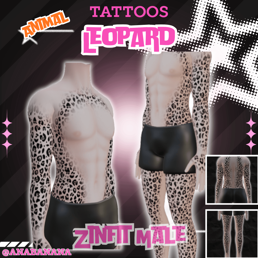 (All) : π Animal Leopard Tatts | Vrbase + Akii + Zinfit F/M