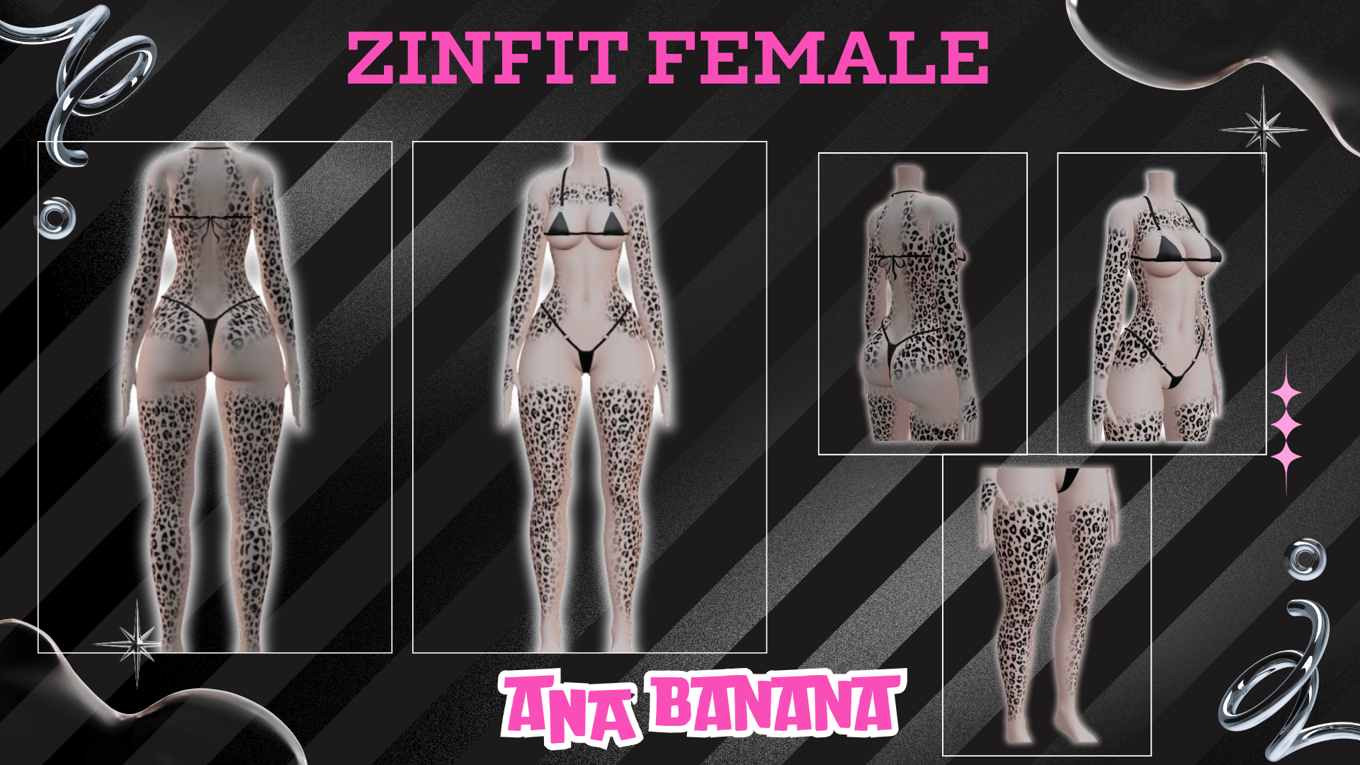 (All) : π Animal Leopard Tatts | Vrbase + Akii + Zinfit F/M
