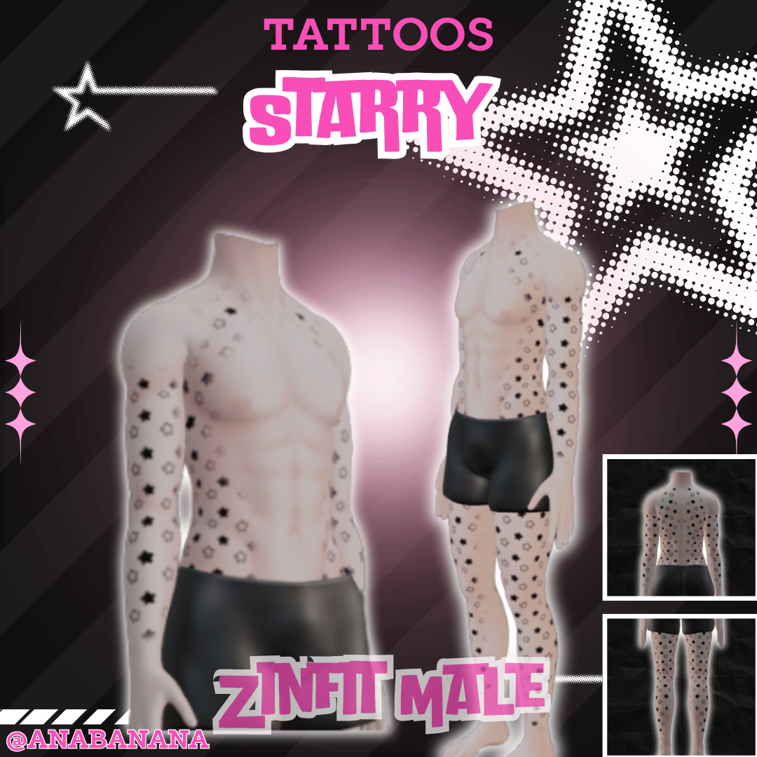 (J) : ⭐ Starry Tatts | Multi-Base Compatible