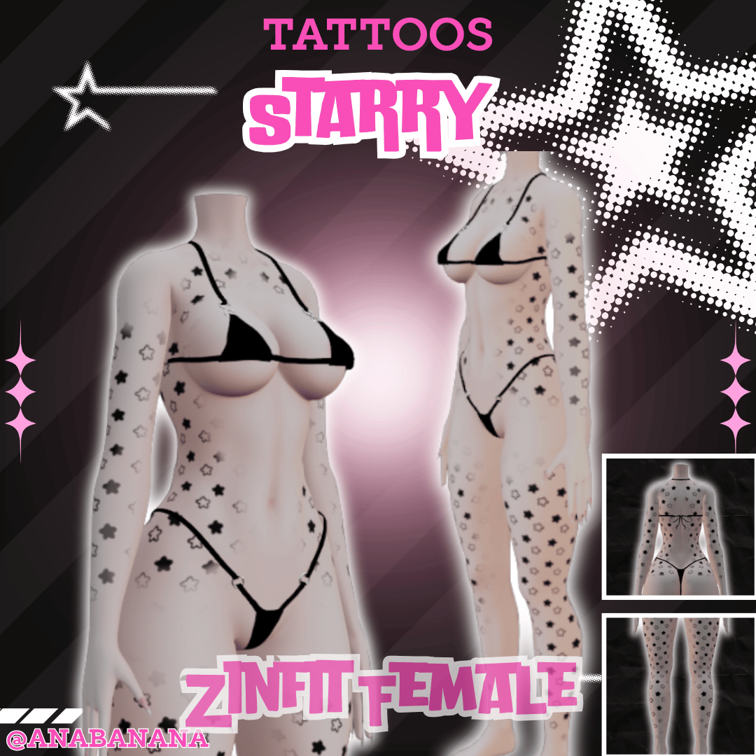 (J) : ⭐ Starry Tatts | Multi-Base Compatible