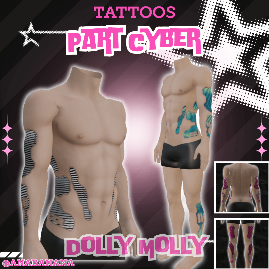 🤖 Part Cyber Tatts | Dolly Molly