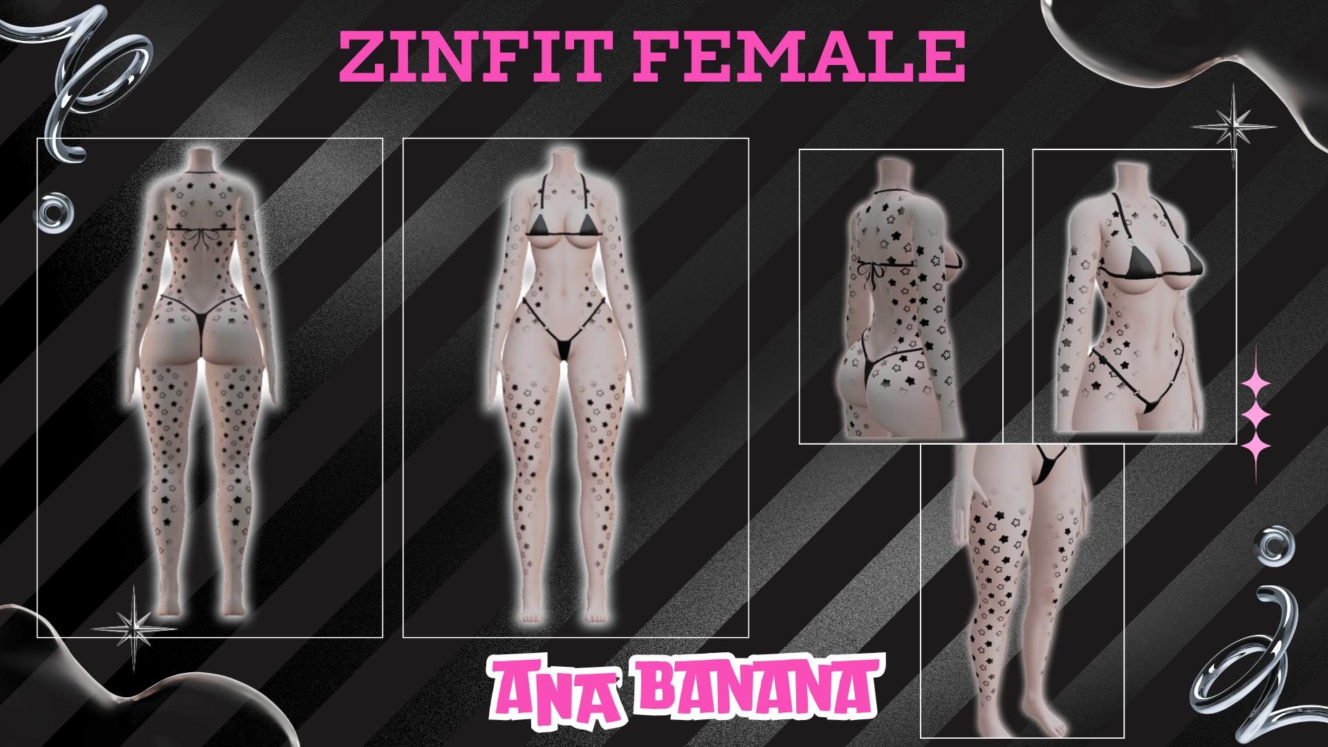 ⭐ Starry Tatts | Zinfit Female