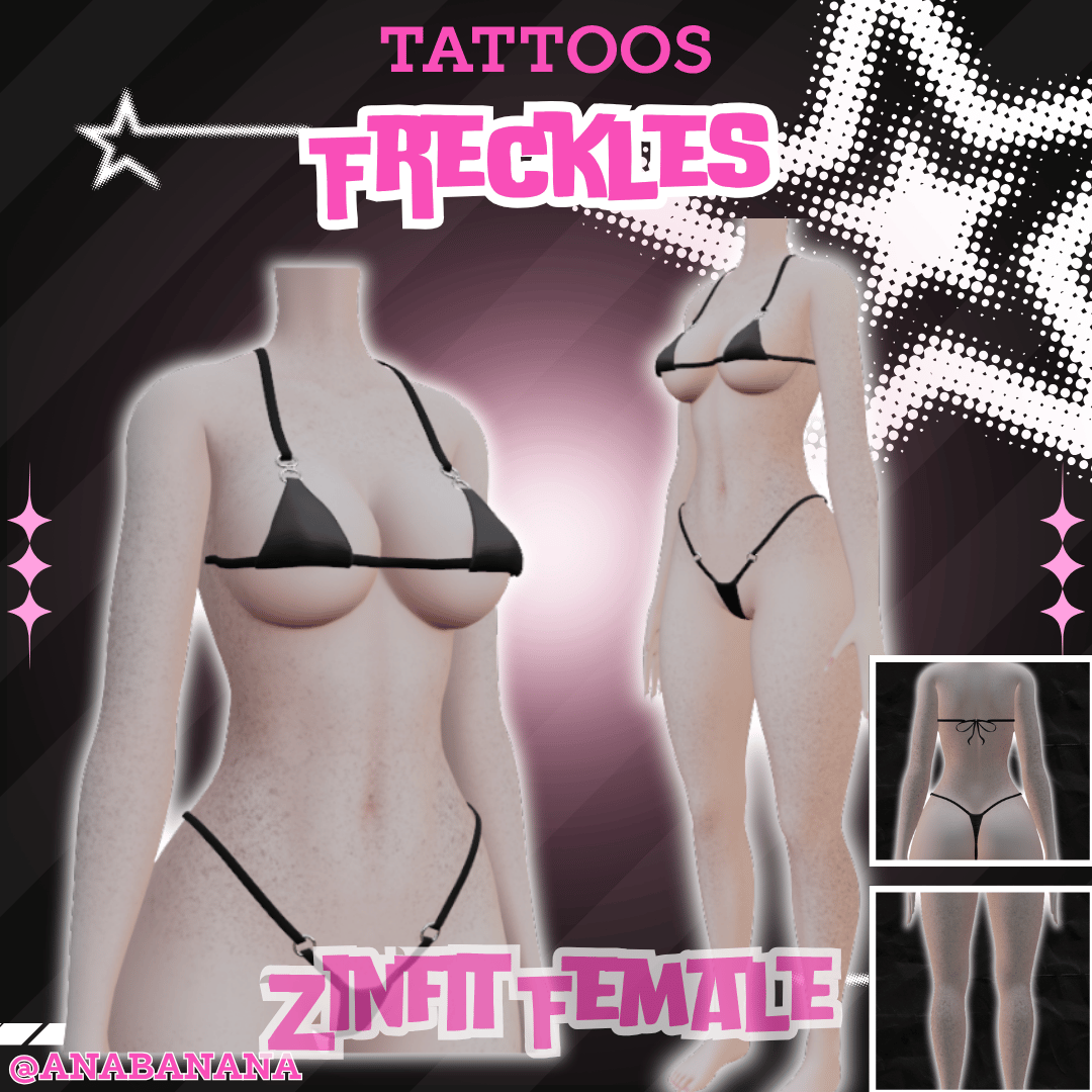 ❤️ Freckles Tatts | Zinfit Female