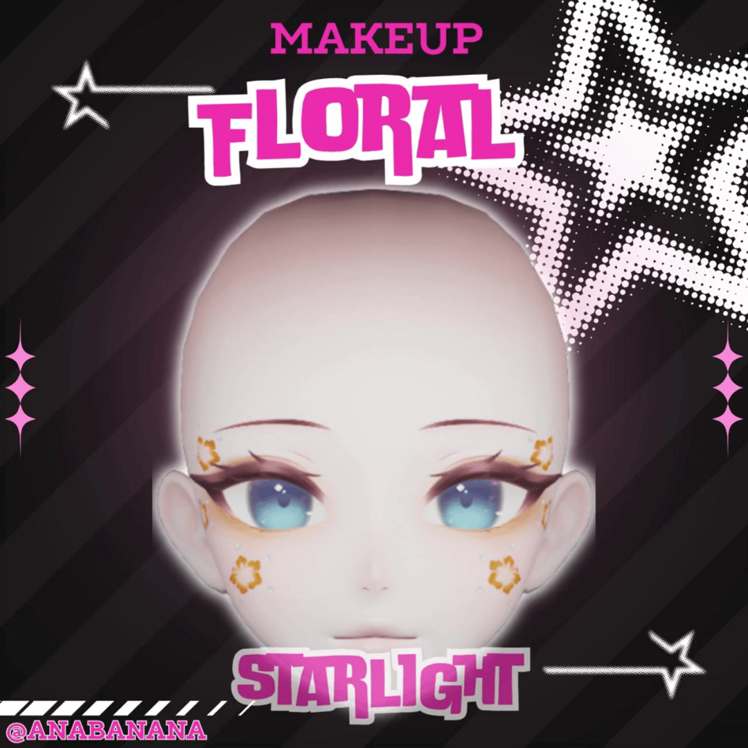 (J) : 🌺 Floral Makeup | Multi-Head Compatible
