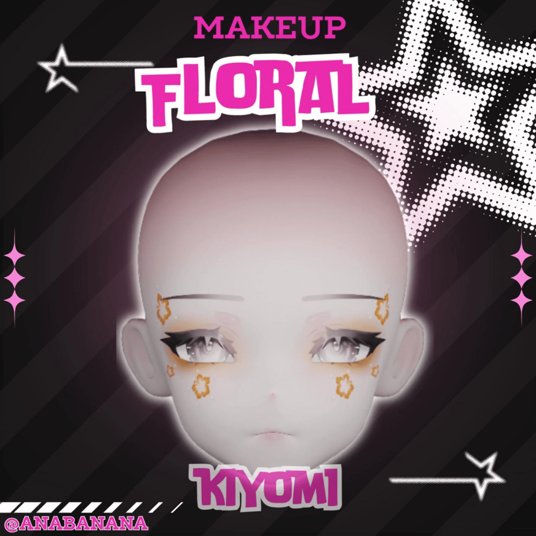 (J) : 🌺 Floral Makeup | Multi-Head Compatible