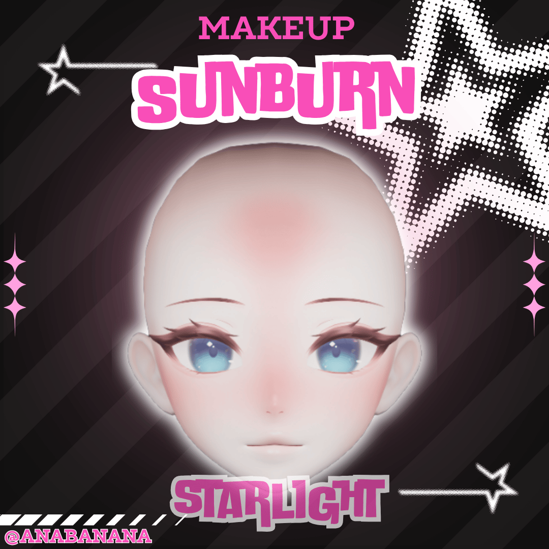 (J) : 🌟 Sunburn Makeup | Multi-Head Compatible