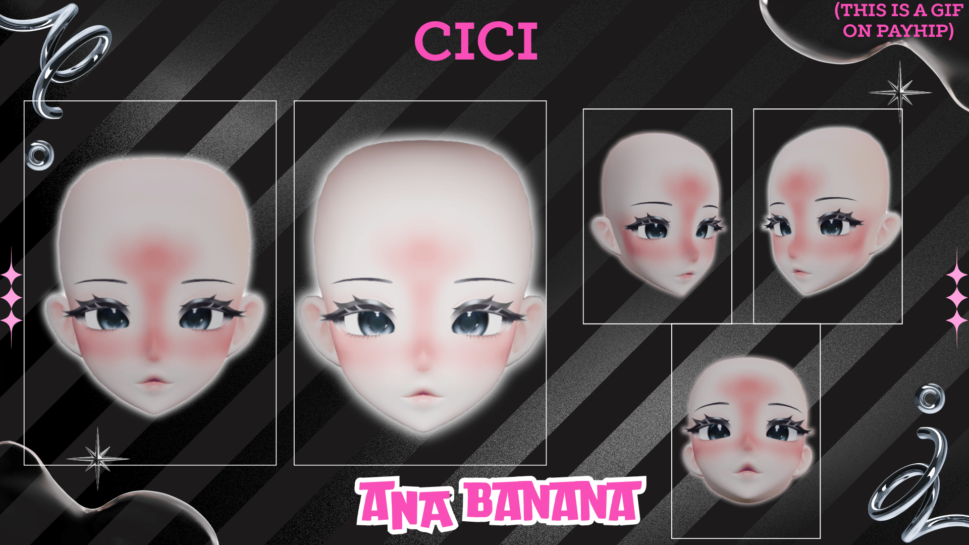 (J) : 🌟 Sunburn Makeup | Multi-Head Compatible