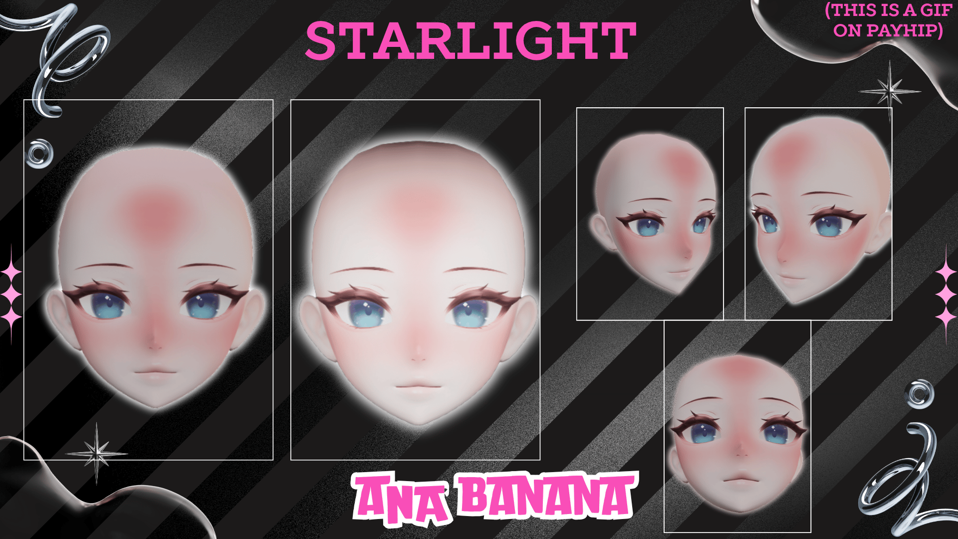 (J) : 🌟 Sunburn Makeup | Multi-Head Compatible