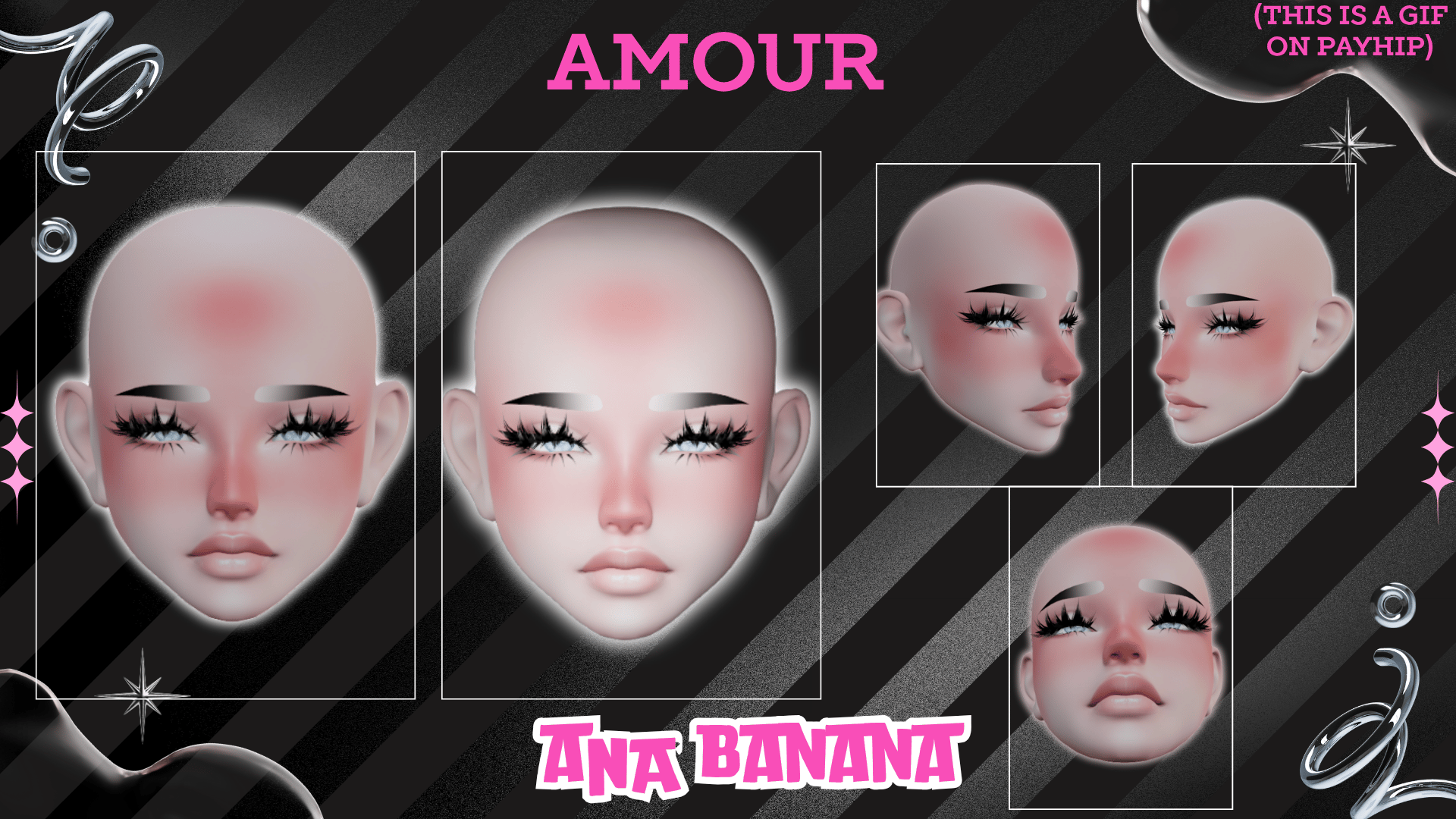 (J) : 🌟 Sunburn Makeup | Multi-Head Compatible