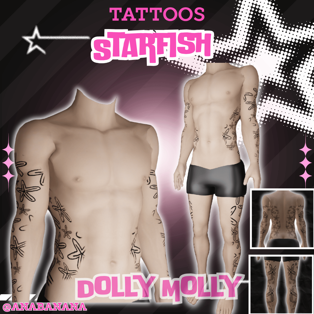 (J) : 🌊 Starfish Tatts | Multi-Base Compatible