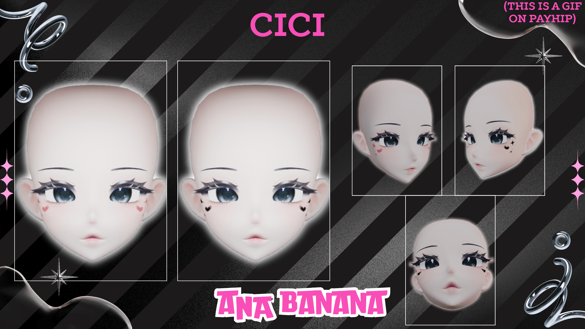 (J) : 🩷 Lovely Marks Makeup | Multi-Head Compatible