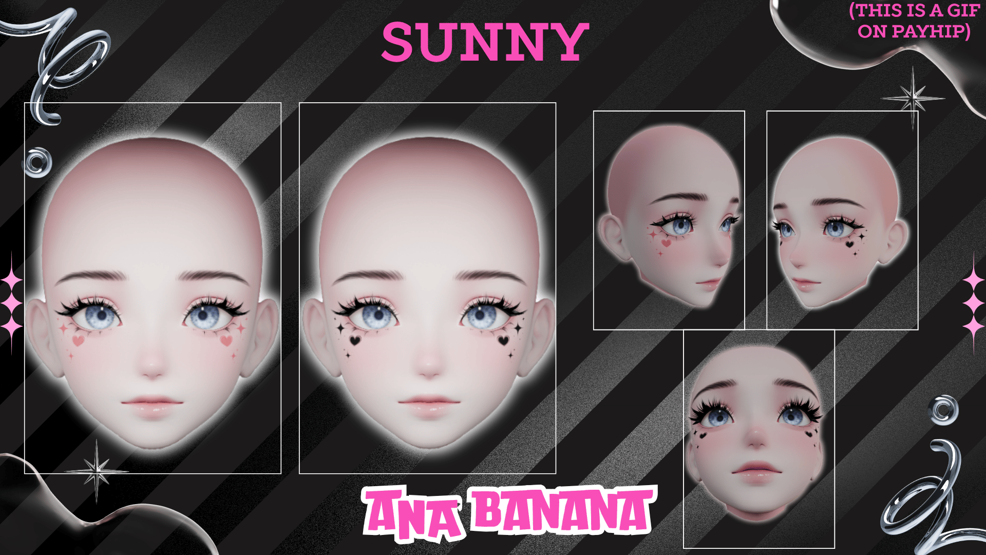 (J) : 🩷 Lovely Marks Makeup | Multi-Head Compatible