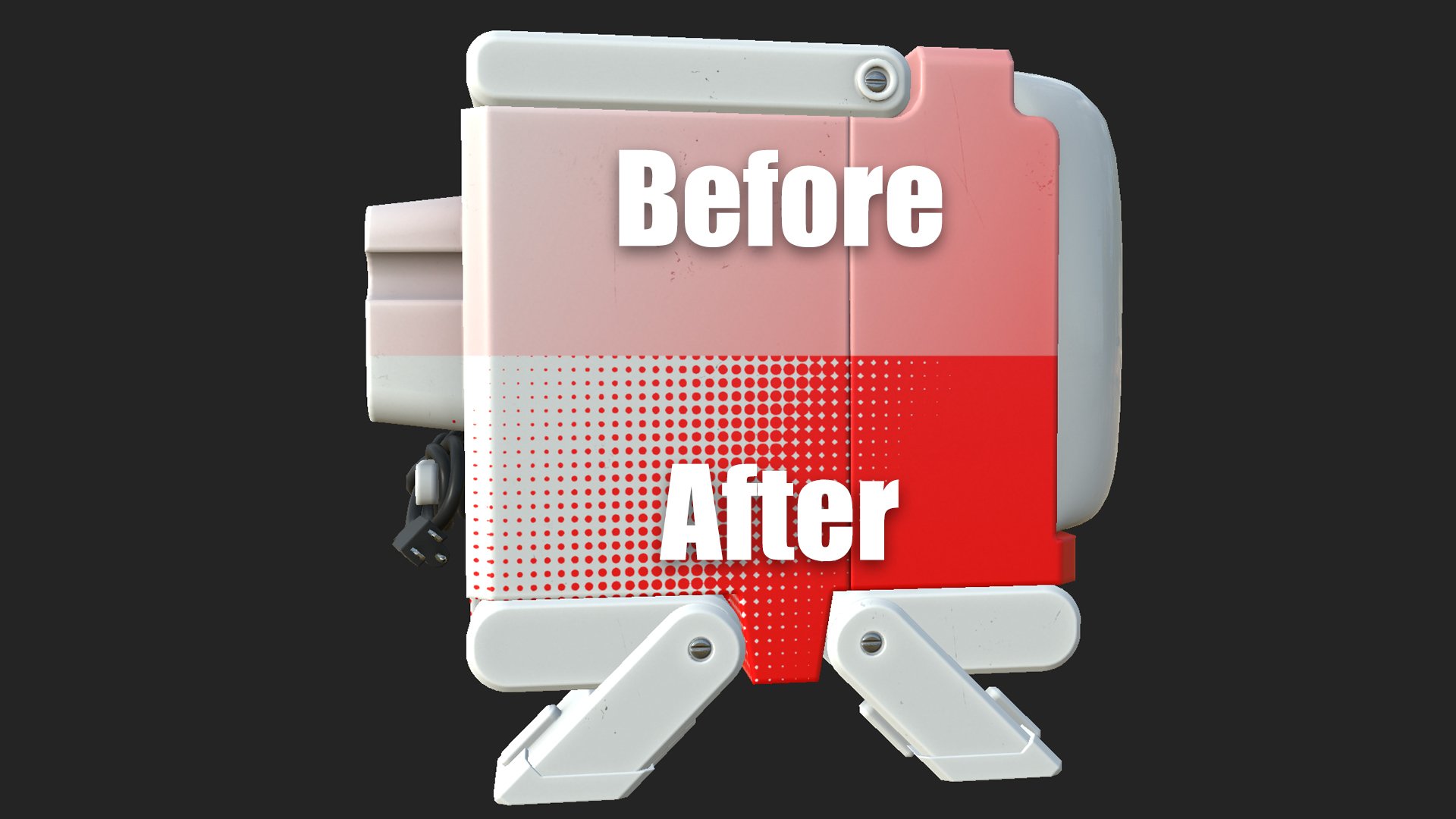 Substance Painter Half Tone Filter