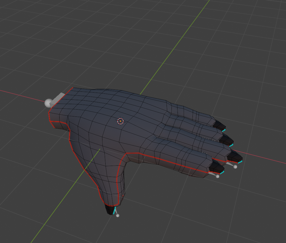 Furry Hand Asset || Rigged base for VRChat