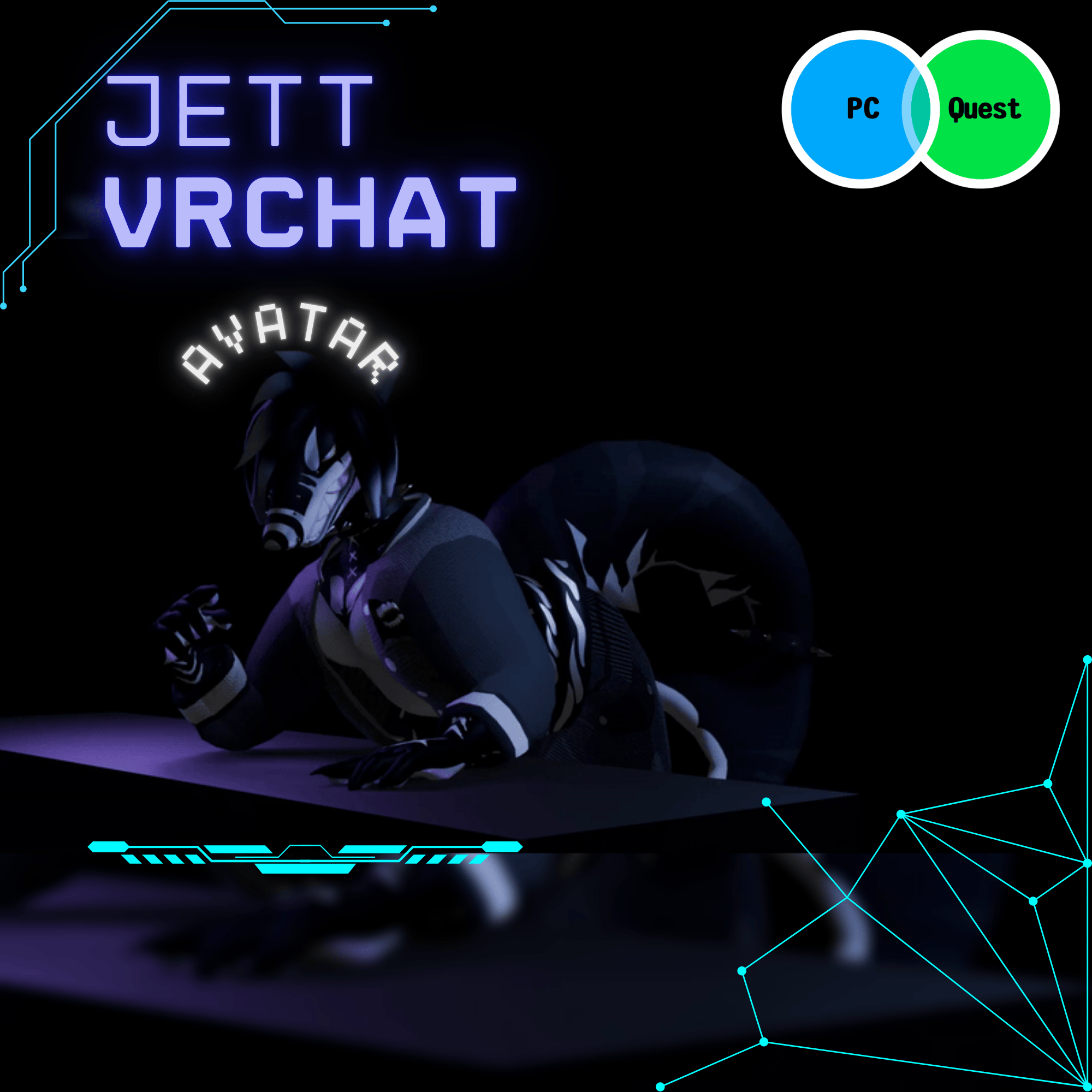 "Jett" || Vrchat Shark -- Furry Avatar Base
