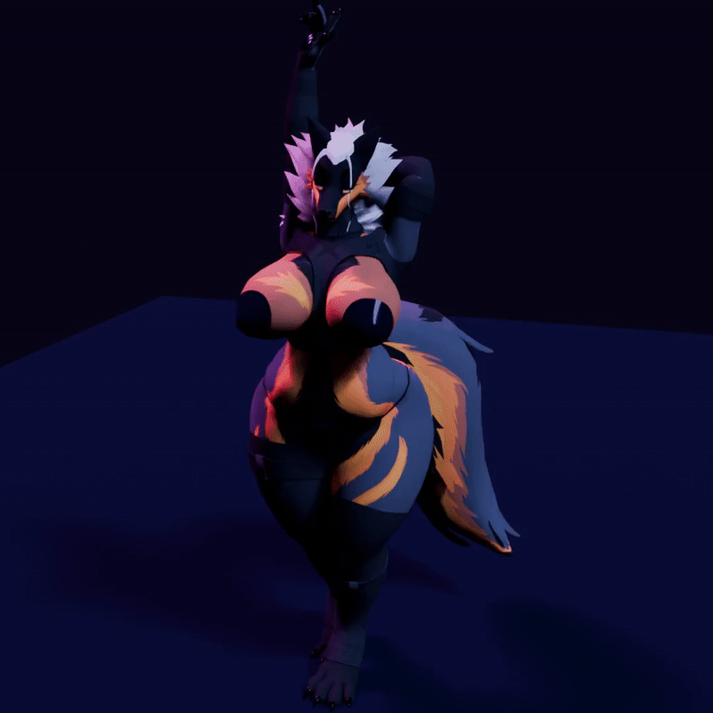 "VIX" || VRChat Furry Avatar