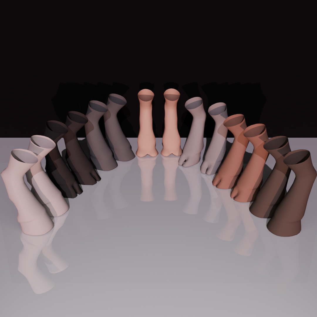 Furry Hoof Asset || SIX different Ungulates!
